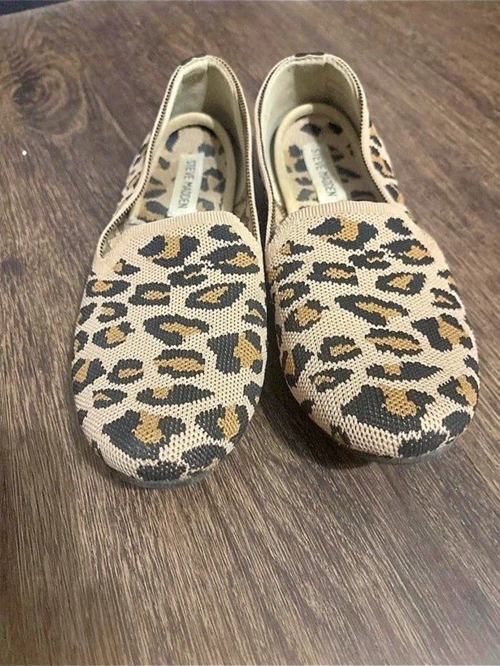 Steve Madden Leopard Print Slip-On Flats